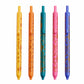 Hello Kitty Metallic Gel Click Pens 5-pack