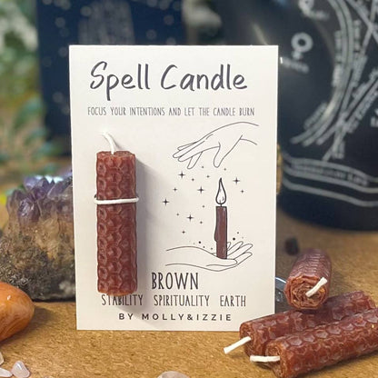 Spell Candle - Brown