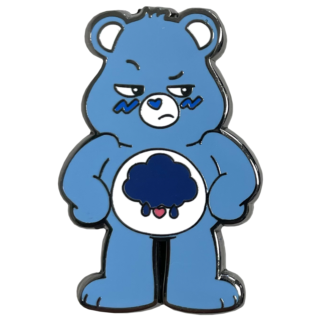 Unlock Grumpy Bear Pin Badge